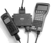 The workabout connected to a mobile